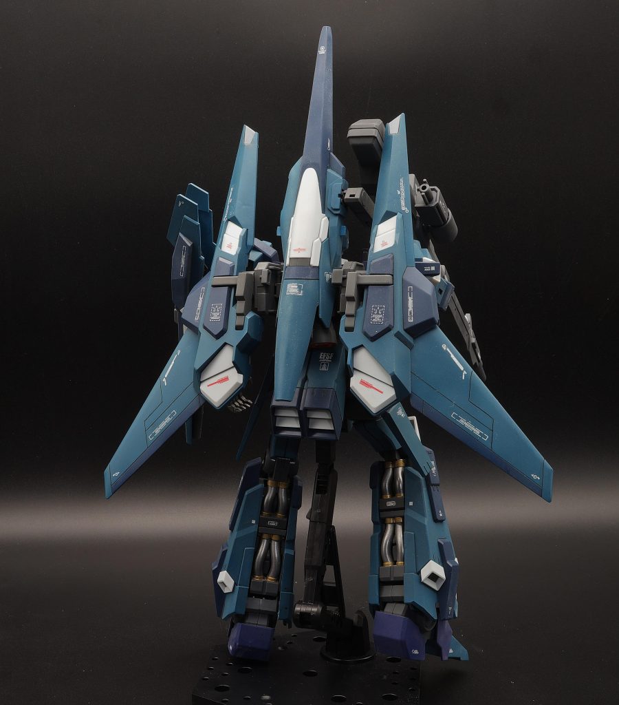 MG 1/100 RZG-95C リゼル(隊長機)　全塗装–4枚目/制作者：あるむ