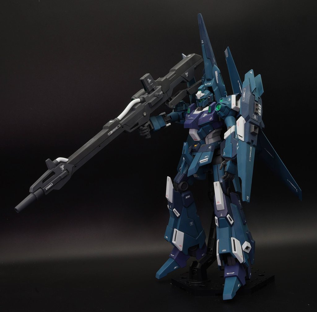 MG 1/100 RZG-95C リゼル(隊長機)　全塗装–2枚目/制作者：あるむ