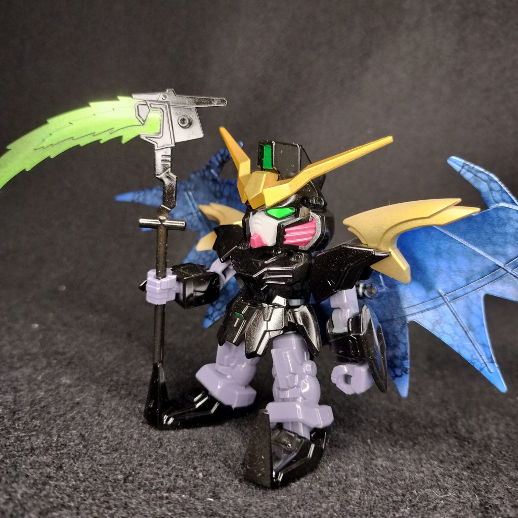 鎌と口はマスキングで塗りました(zaku-kao8)