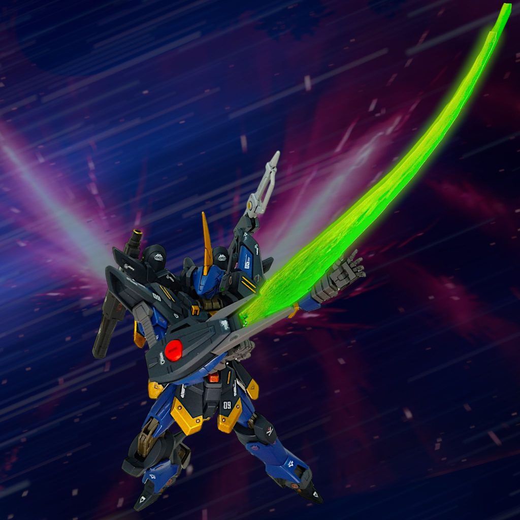 銃身を差し替え式にしたのは、MGデスサイズのビームサイズパーツを挟んで使いたかったからですデッカいビームは正義(iori_sei)