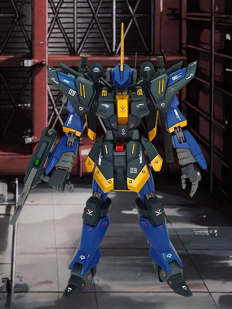 二機の肩アーマーの形が似てることにヒントを得て、今回のコンセプトを決定最初は不安しかありませんでしたが、実際組んでみるとそれっぽくなって安心しましたやっぱりカラーリングって大きいですね！