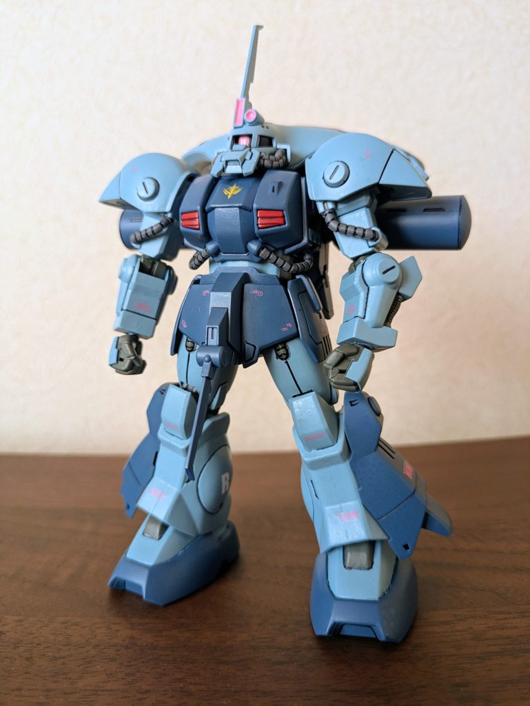 フロントビュー（非武装状態）前回と同様により軍用機らしいカラーリングにしました(⁠◍⁠•⁠ᴗ⁠•⁠◍⁠)……雑な部分が目立ってますね