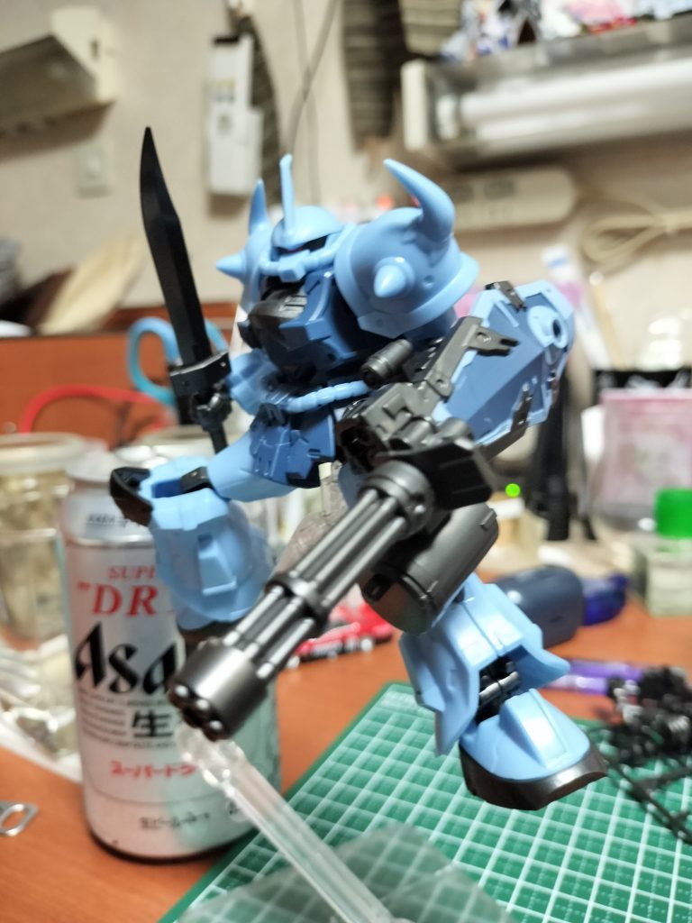 素組み後の姿、この時は綺麗でした。