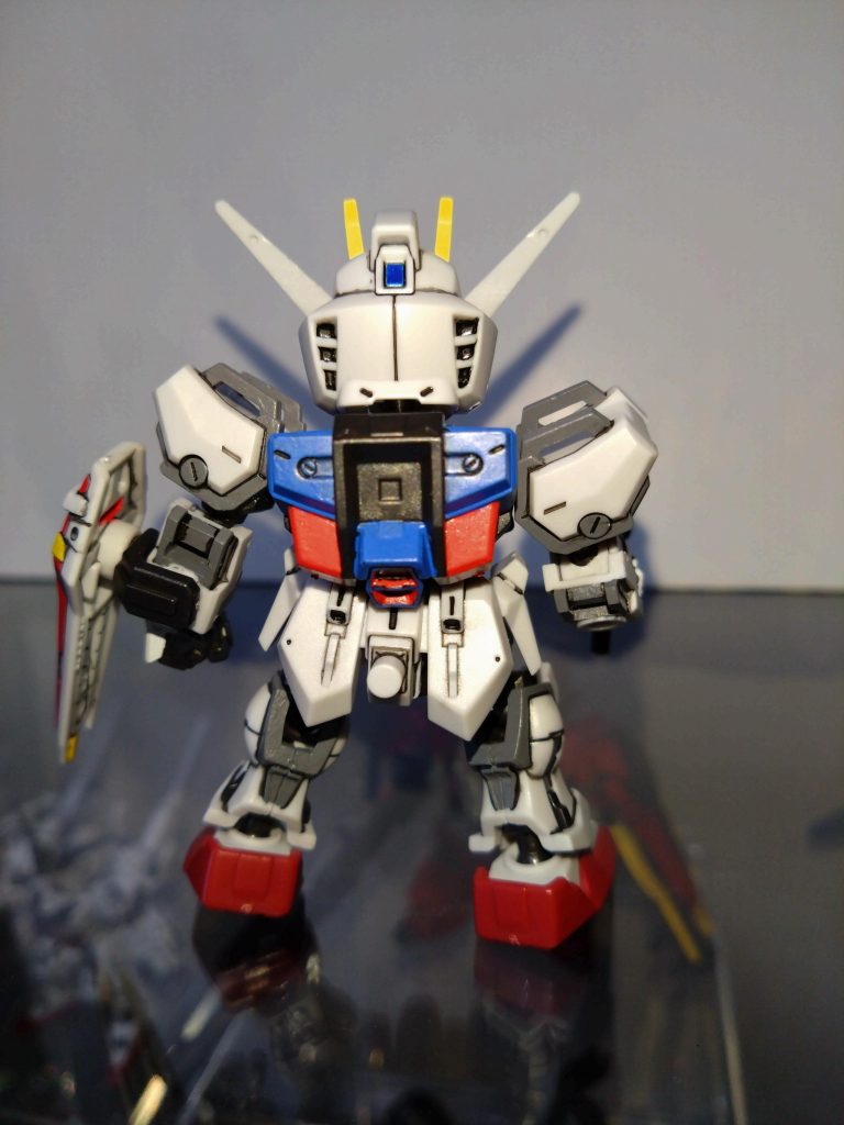 モビリティジョイント ストライクガンダム–5枚目/制作者:基本筆塗り部分塗装仕様