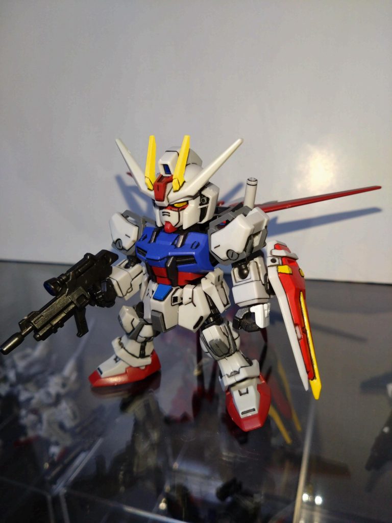 ストライクガンダム用EXパーツでエールストライクガンダム。