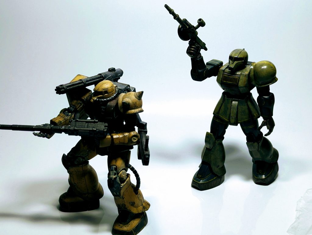 GUNSTAデビュー作、ハーフキャノンが警ら中24:00、交代の時間「お疲れ様ちゃーん」パイセンのザク1の呼び掛けに応じず…