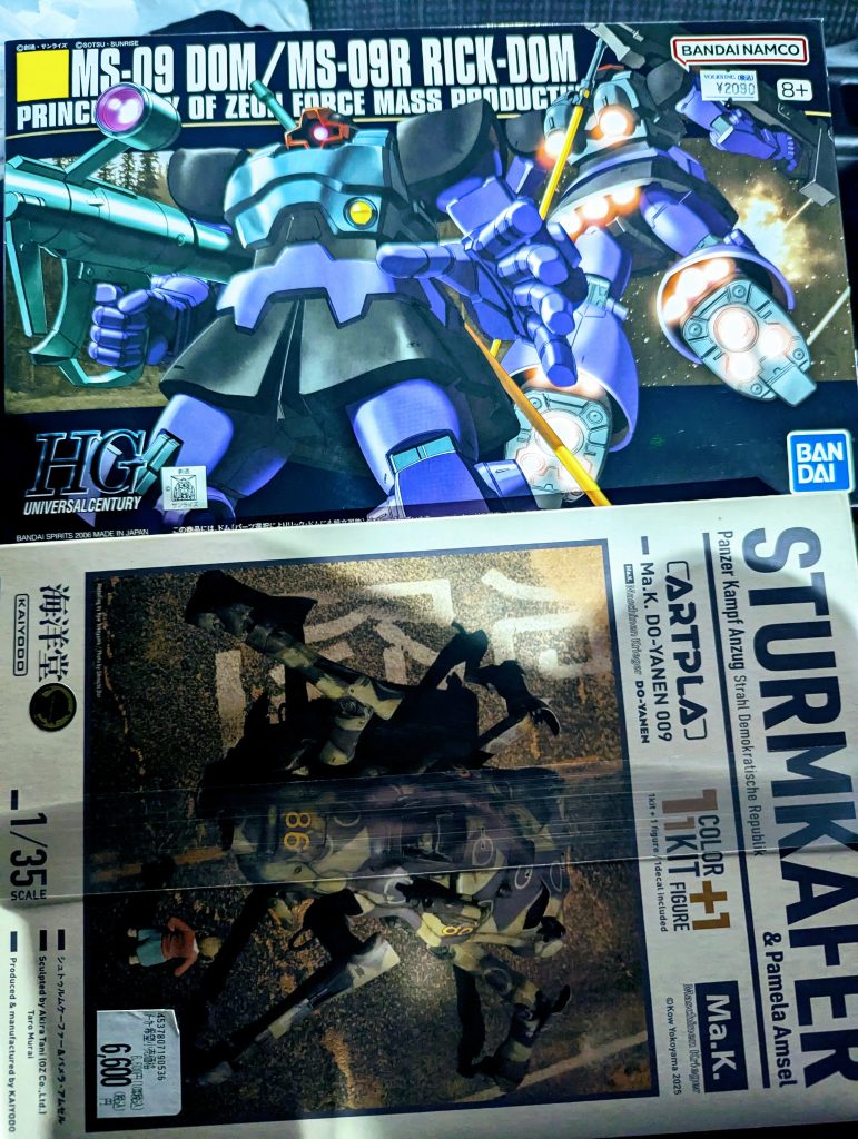 作品名：陽炎さん、カブりました😸✨笑<p>なんとっΣ(ﾟДﾟ)✨ 先程名古屋で仕事ありまして、帰りに鹵獲しました😸リアルタイプカラーの味をおぼえてしまい、明日も1機入荷予定🤤 マシーネンも珍しいキットで即っ！製造出荷より入荷が多い💦て、手を動かさねば 【追記】  […]</p>
