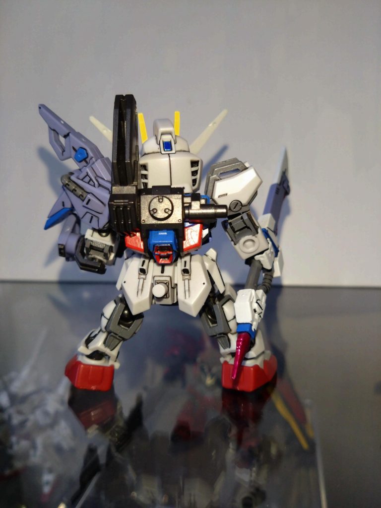 モビリティジョイント ストライクガンダム–9枚目/制作者:基本筆塗り部分塗装仕様