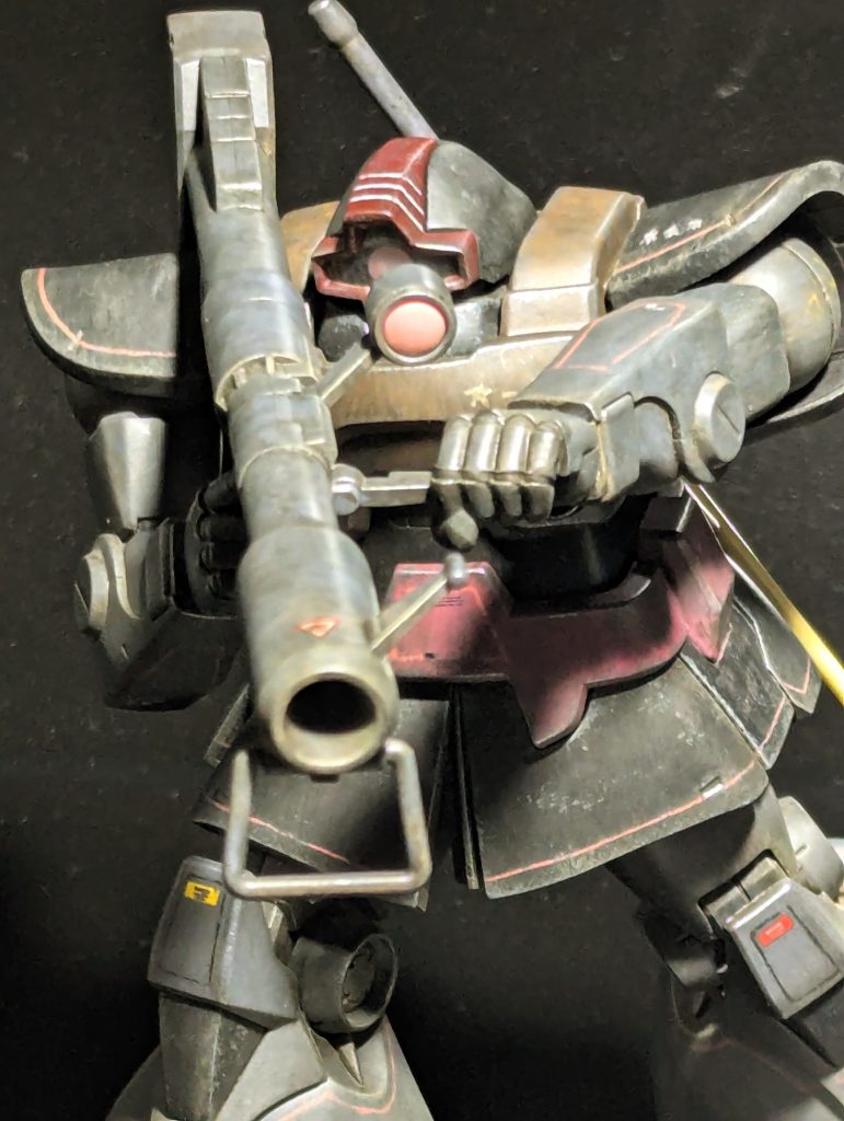 バズが太くていいですね✨銃口にもこげ茶を入れましたが目立たず(TдT)実体弾、Love💕笑