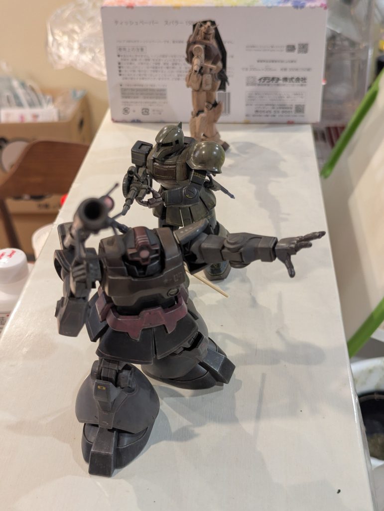 〜リアルタイプ隊、索敵風景〜連邦の木の奴に狙われてますが笑もっと生産してぞろぞろ隊伍を組んで進めたらなぁと思います🤤