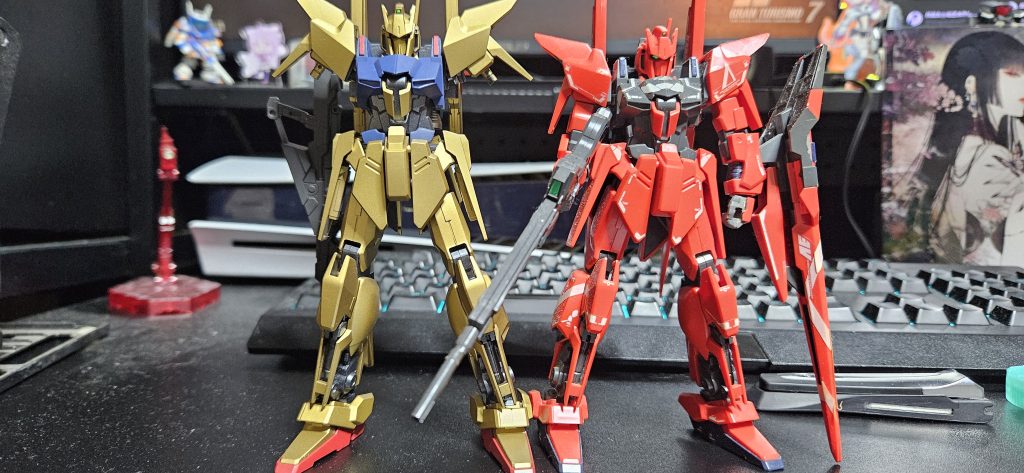 股関節の改修によりデルタガンダムから身長が伸びてるのも好きな所です。以下アクションポーズです。