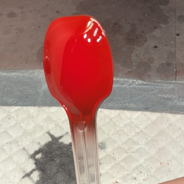 色んなテクスチャーを試してみる、、しかし上塗りにソリッドカラーを使うとほとんど潰れてしまうし、メタリックを塗れば濁ってしまうので、なかなか鮮やかな色にならない😭（2枚目）