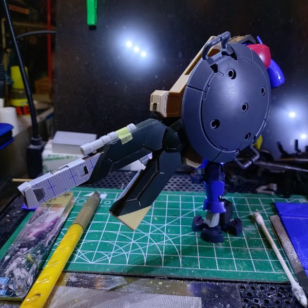 アナザーコンにつかう素体は大剣と肩アーマーを奪われたヘルムヴィーゲ·リンカー君、君に決めた‼️君には砲撃仕様になってもらう❗️設定は毎度の如く出来上がってから考える（笑）（4枚目）