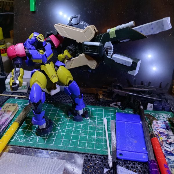 アナザーコンにつかう素体は大剣と肩アーマーを奪われたヘルムヴィーゲ·リンカー君、君に決めた‼️君には砲撃仕様になってもらう❗️設定は毎度の如く出来上がってから考える（笑）（5枚目）