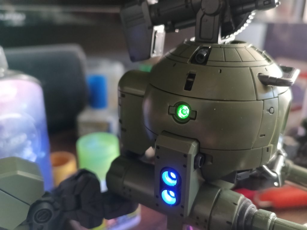 コックピットの室内灯はグリーン👍