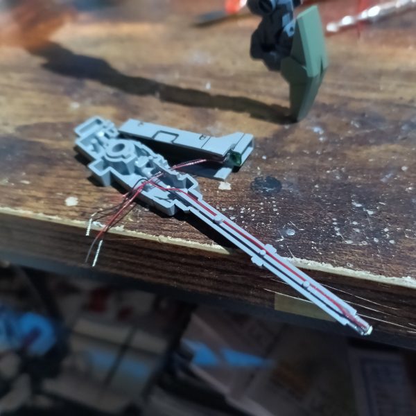 ポリポッドボールではキャノンに入れませんでしたが、今回は銃口とセンサーに入れてます👍‼️（2枚目）