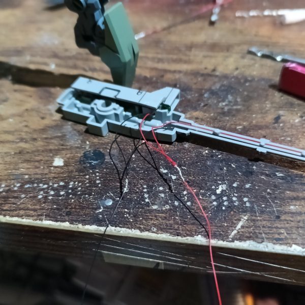 ポリポッドボールではキャノンに入れませんでしたが、今回は銃口とセンサーに入れてます👍‼️（3枚目）