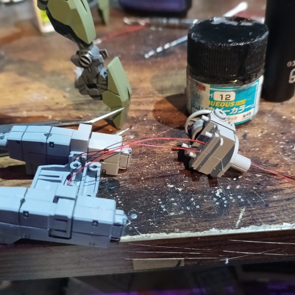 ポリポッドボールではキャノンに入れませんでしたが、今回は銃口とセンサーに入れてます👍‼️（6枚目）