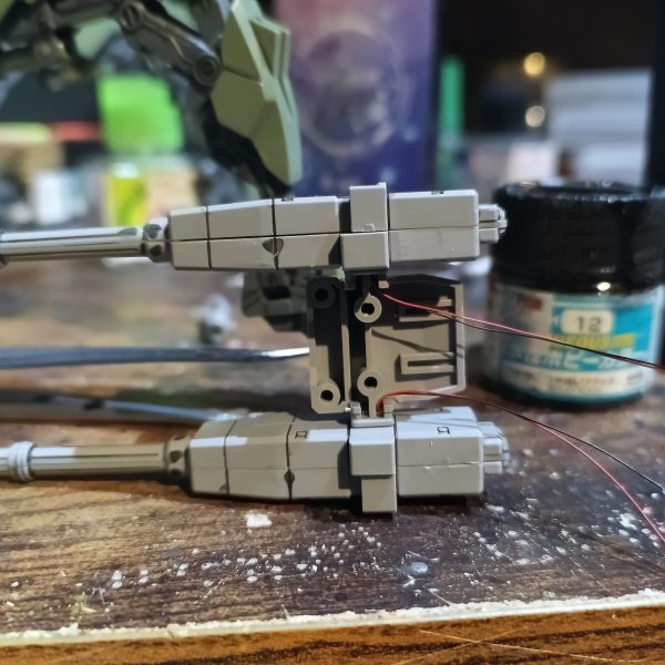 ポリポッドボールではキャノンに入れませんでしたが、今回は銃口とセンサーに入れてます👍‼️（5枚目）