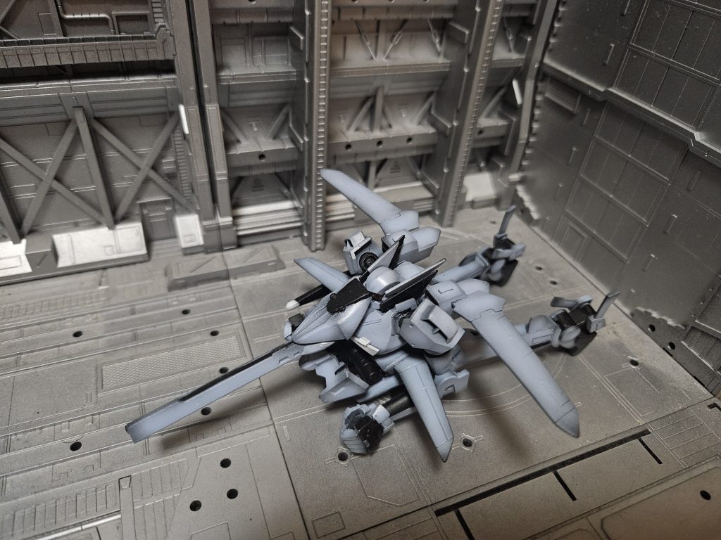 ライフル根本を大型化したんで変形時劇中に近い感じになったかな