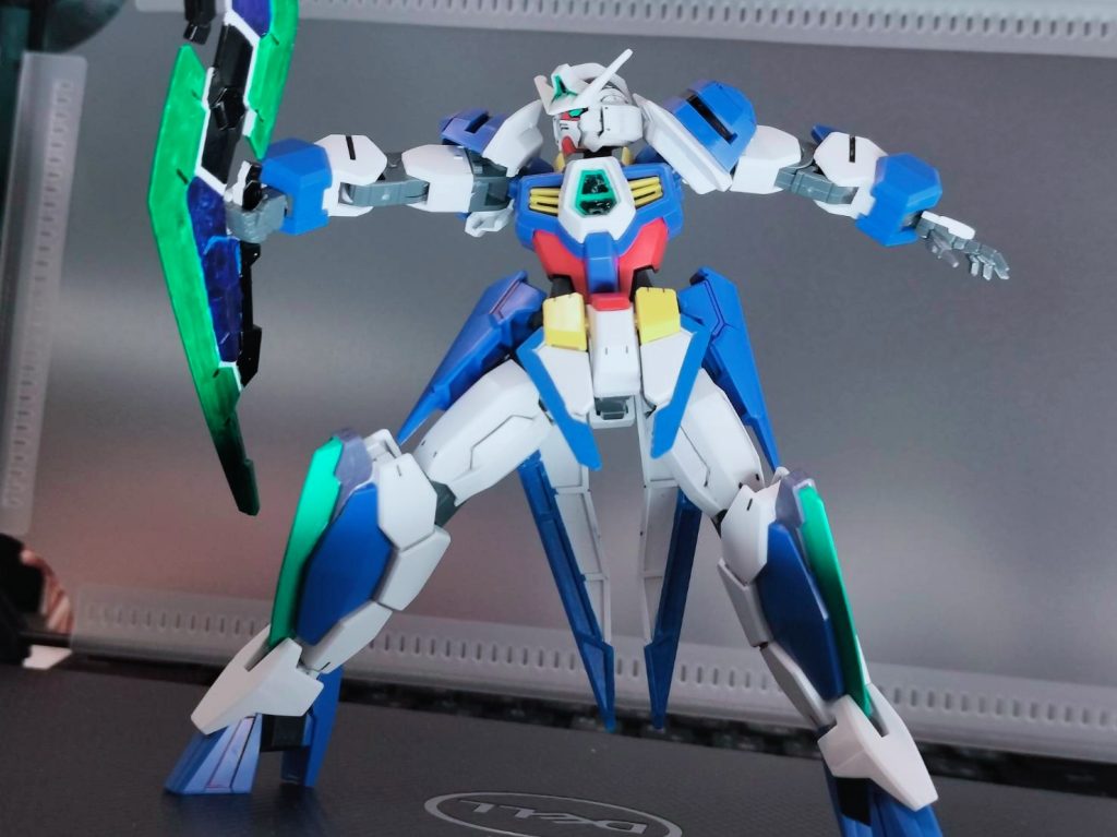 簡易塗装なので、ガンマカだとどうしても塗り斑が⋯色にこだわらず、いつものポスカぬりのほうが見栄えはよかった