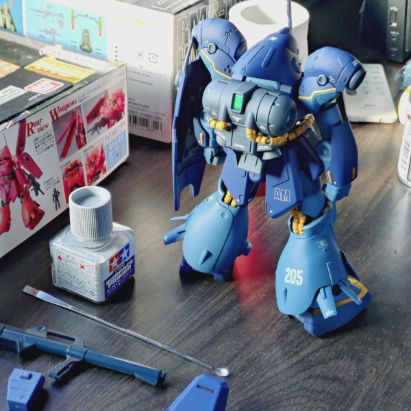 アッセンブルしてみました。良い感じです武器作るのﾒﾝﾄﾞｸｻｲ(パーティングラインの処理が…（2枚目）