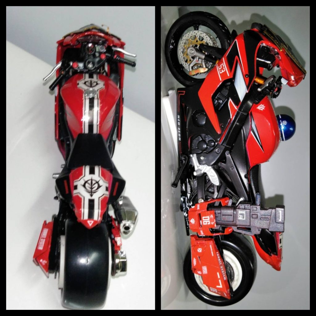 こんな感じにデカール等で