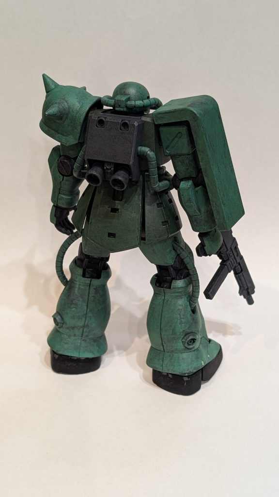 HG F2ザク 筆塗り全塗装–4枚目/制作者:やまちゃ