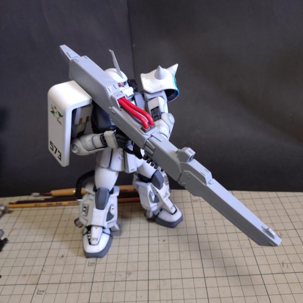 とりあえずビームキャノンを持たせてみた❗️良い感じ😄よりしっかり持たせる為にフォアグリップ追加しようか？（3枚目）