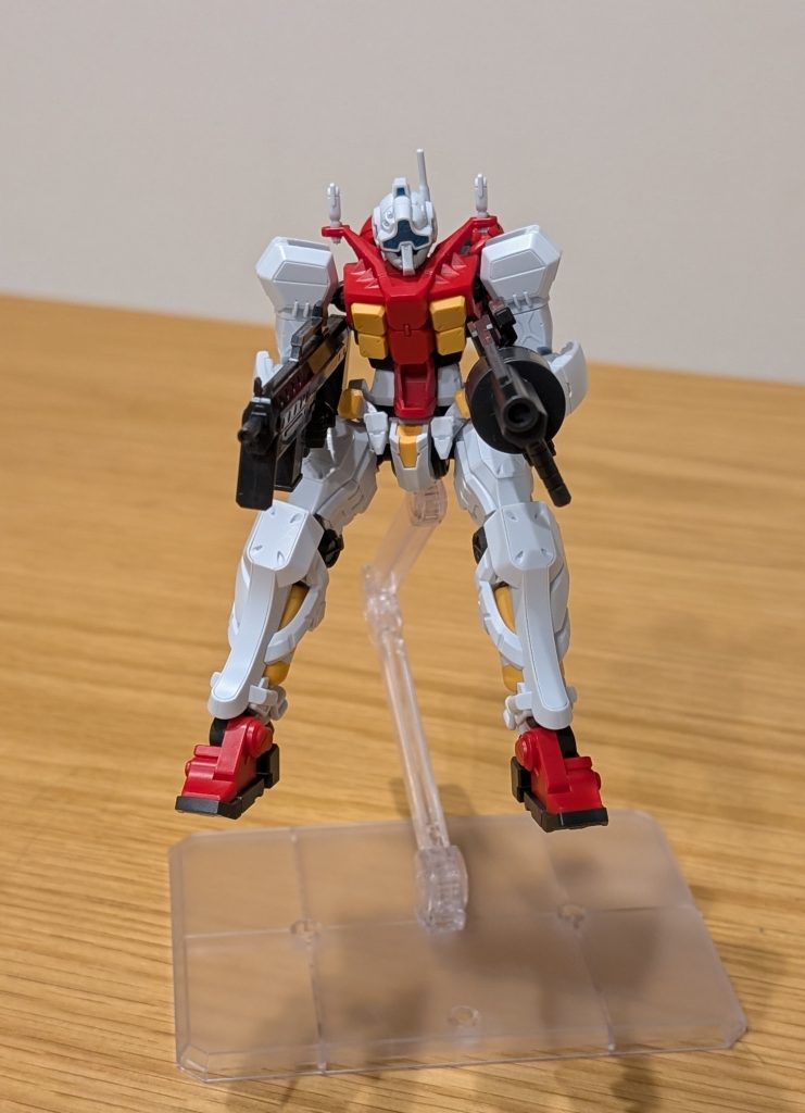 ポージングの練習(ゲルググGQ + 境界戦機 武器)–2枚目/制作者：やまちゃ