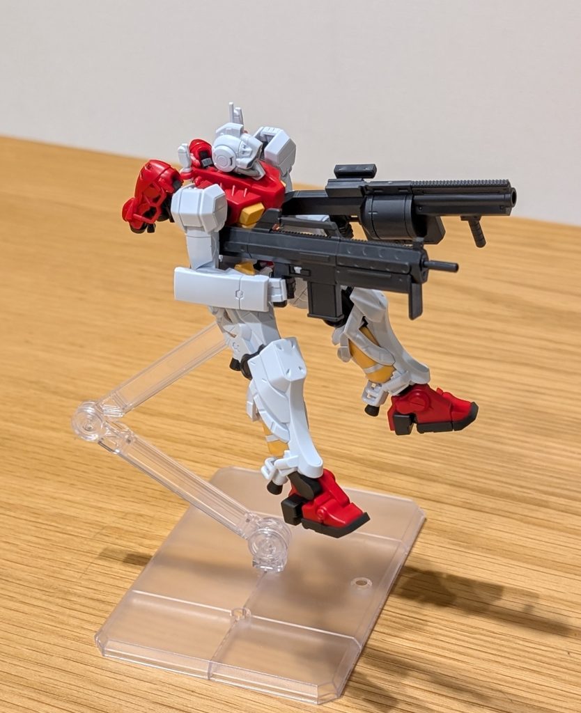 ポージングの練習(ゲルググGQ + 境界戦機 武器)–3枚目/制作者：やまちゃ