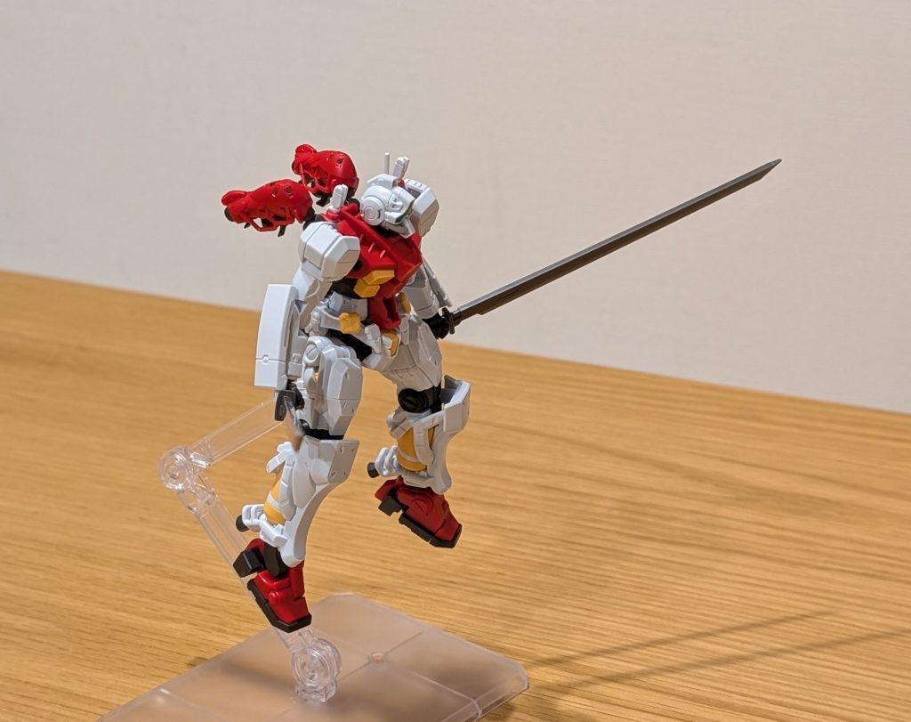 ポージングの練習(ゲルググGQ + 境界戦機 武器)–3枚目/制作者：やまちゃ