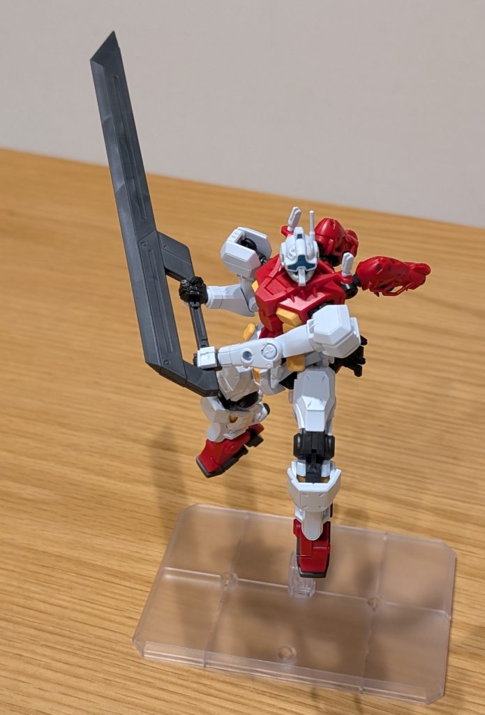 ポージングの練習(ゲルググGQ + 境界戦機 武器)–6枚目/制作者：やまちゃ