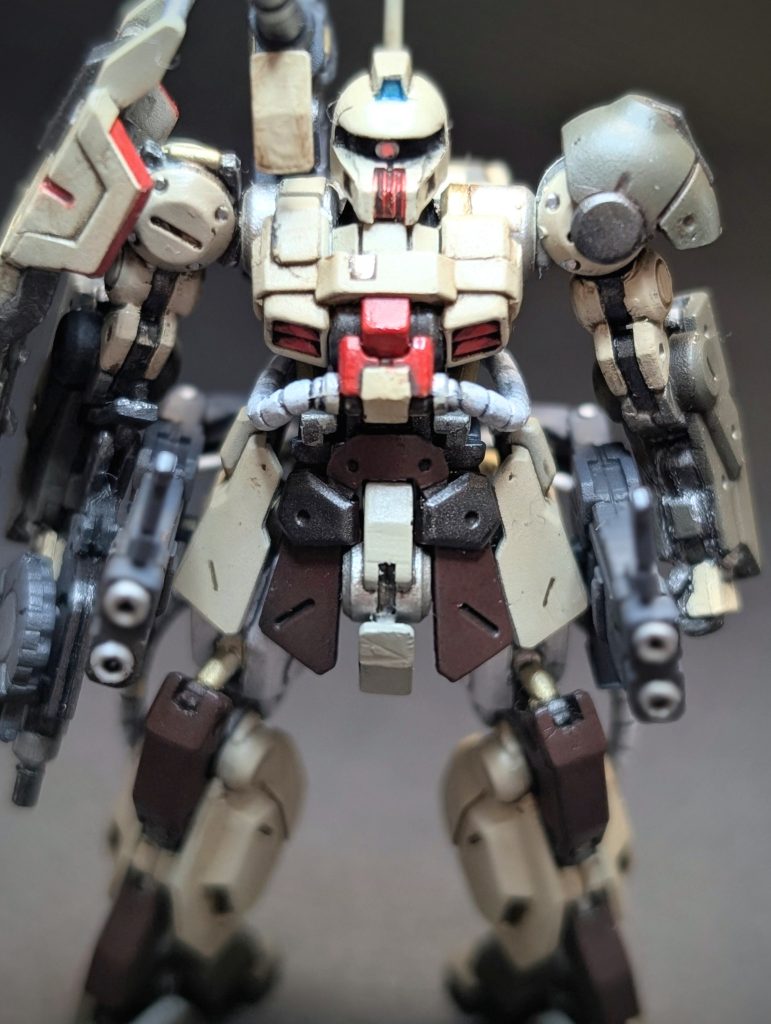 腰、脛は茶色にしてみました。なんか腰回りがモンハンのアイルーに見える…かわいい…