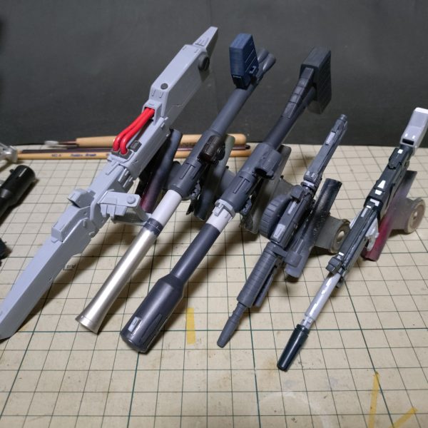 ザクの武装、絶賛増殖中❗️（笑）ヒート槍？（笑）（2枚目）