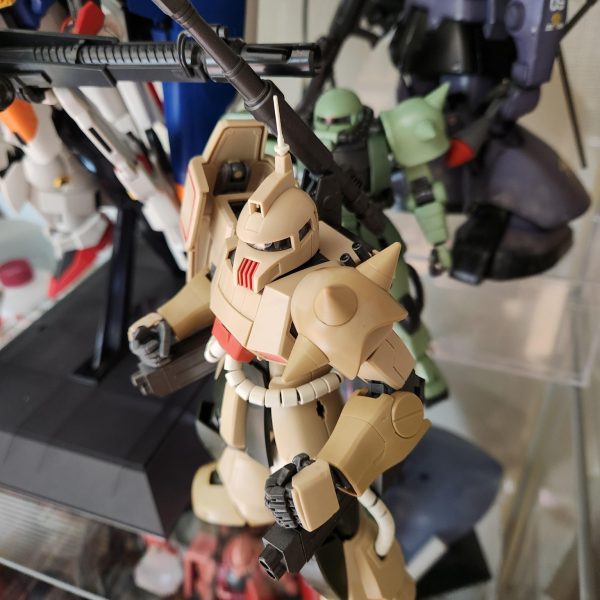 MGザクキャノンパチ組み完成！