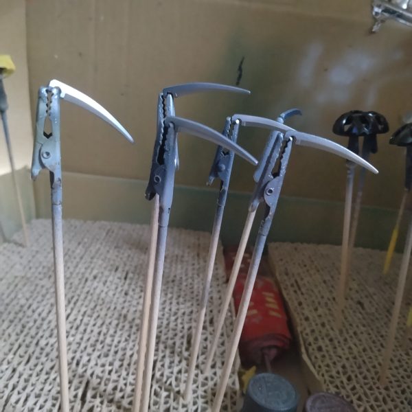 トップコート以外のエアブラシ塗装終了しました！😄この後塗り分けしたマスキング剥がしてチェックして画像上げます！😀（2枚目）