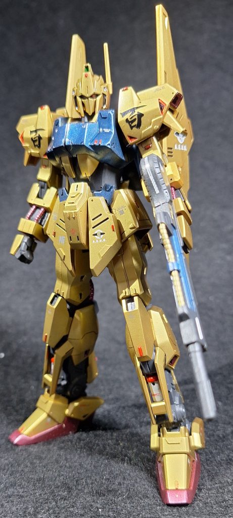 HG　百式　メタリック塗装–2枚目/制作者：@feiru777