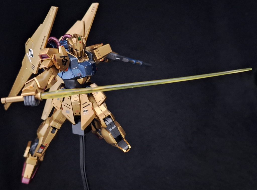 HG　百式　メタリック塗装–3枚目/制作者：@feiru777