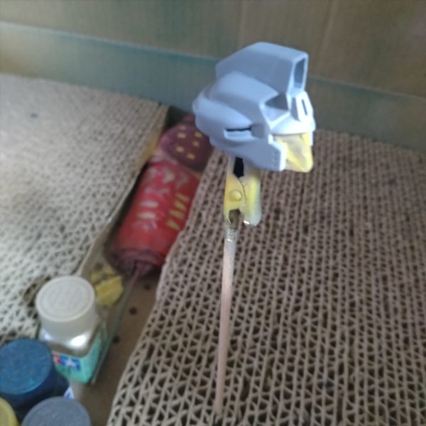 騒がしく投稿してすみません！🙏今考えてみたら、もうちょい纏めて投稿すれば良かったと思いました！😅ともあれようやく塗装が終わりました！😀ついでに手間がかかったバインダーも載せておきます！後は墨入れして組み立てに入れます！😀一応気持ち的には明日に組み上げてしまおうと考えてますが！もしかしたらモチベが上がればやりだすかも知れません！😄（4枚目）