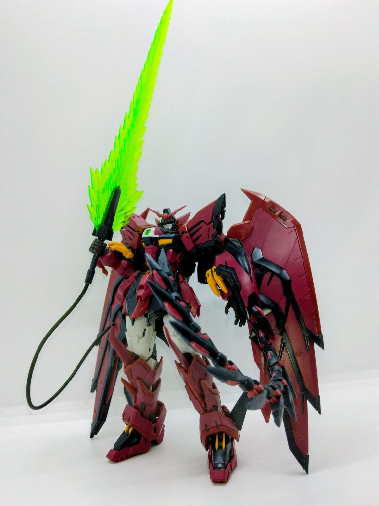 5つ目はRGガンダムエピオンです 近接武器のみのエレガントなスタイルが魅力だと思います