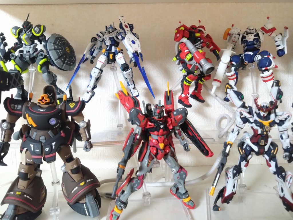 ジークアクス系はこれで一区切りかな、と思ったら来年ハンブラビ出るなら欲しい。我が家のジークアクス軍団。