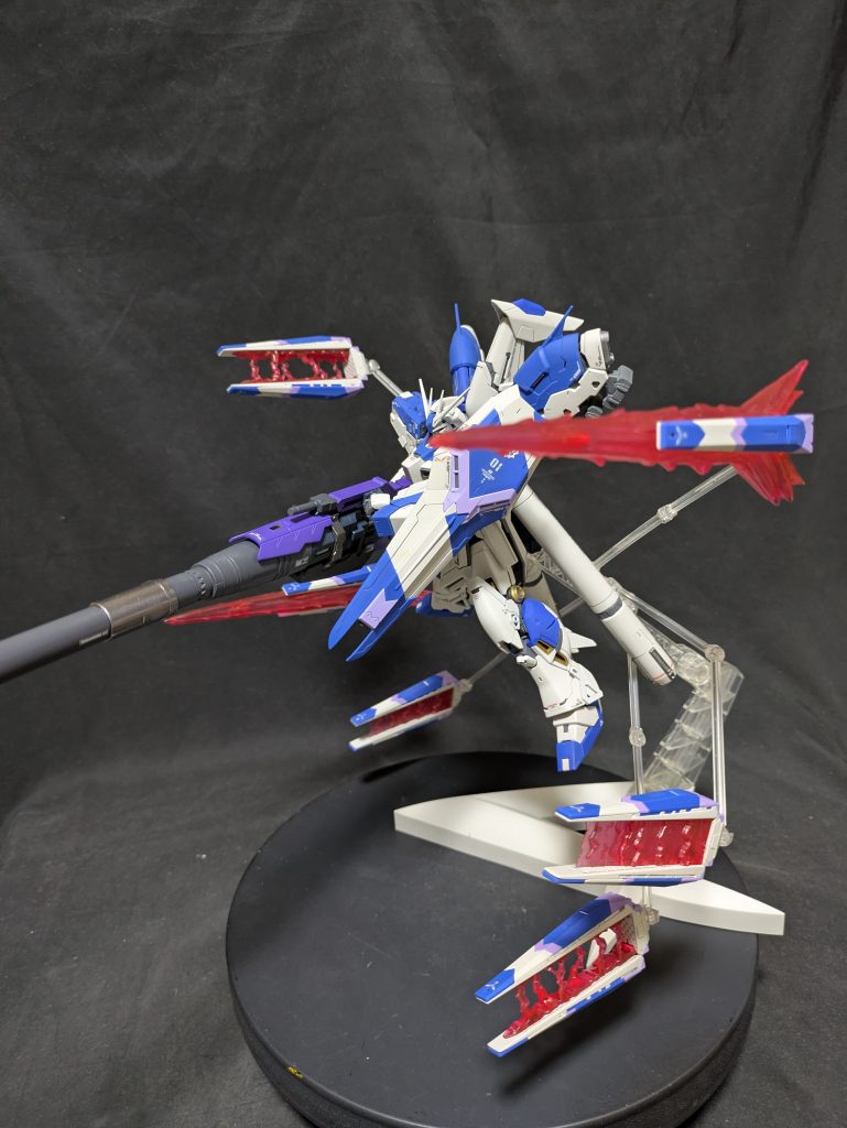 RG 1/144 Hi-νガンダム専用ハイパー・メガ・バズーカ・ランチャー&ファンネルディスプレイセット–8枚目/制作者：G.ボーイ