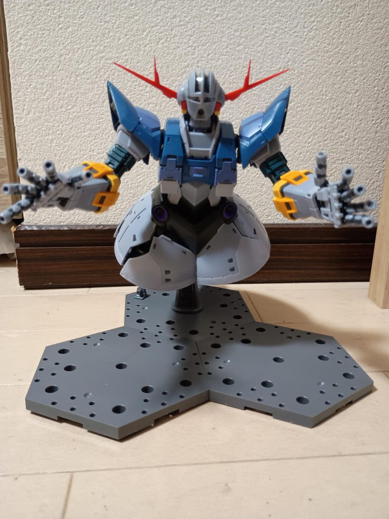 素組みの状態です。ご覧いただきありがとうございました。