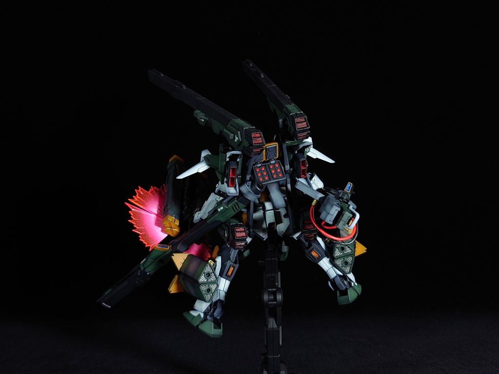 全展開、バックショット