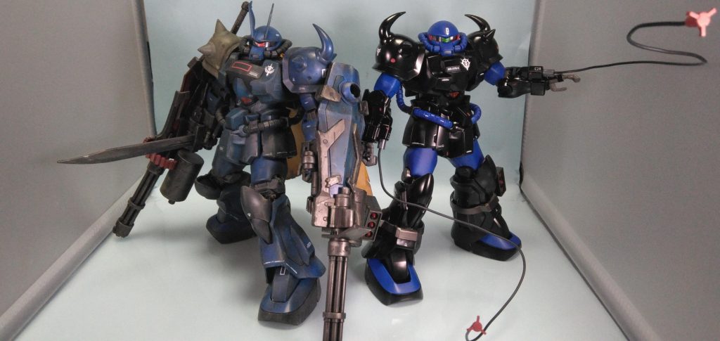 ミサイルは件のグフカスに左肩取られ、GP-02にマシンガン取られたザクⅡF2からさらに引っ剥がしたよ…