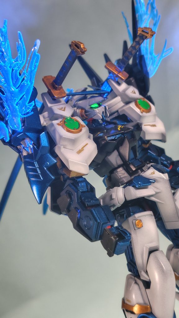 戦国アストレイ「双炎」・「蒼穹」–3枚目/制作者：バナナ味リンクス