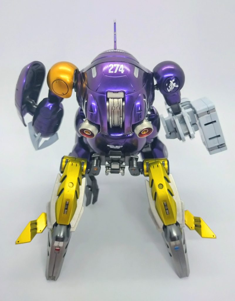 そんな感じでモンキー・ロディでした久々の鉄血プラモでしたが元キットと変わらず作りやすいガンプラでしたもし次に入手できたらSEEDフリーダムのズゴック風にしたいですな(^^)最後までありがとうございました