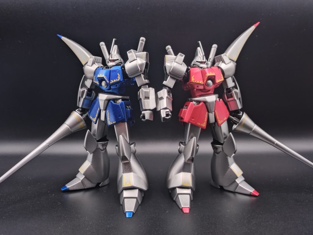 2機ショットランサーの先端も何回もポッキンやらかし、真鍮線通して補強。歪んでいます‥