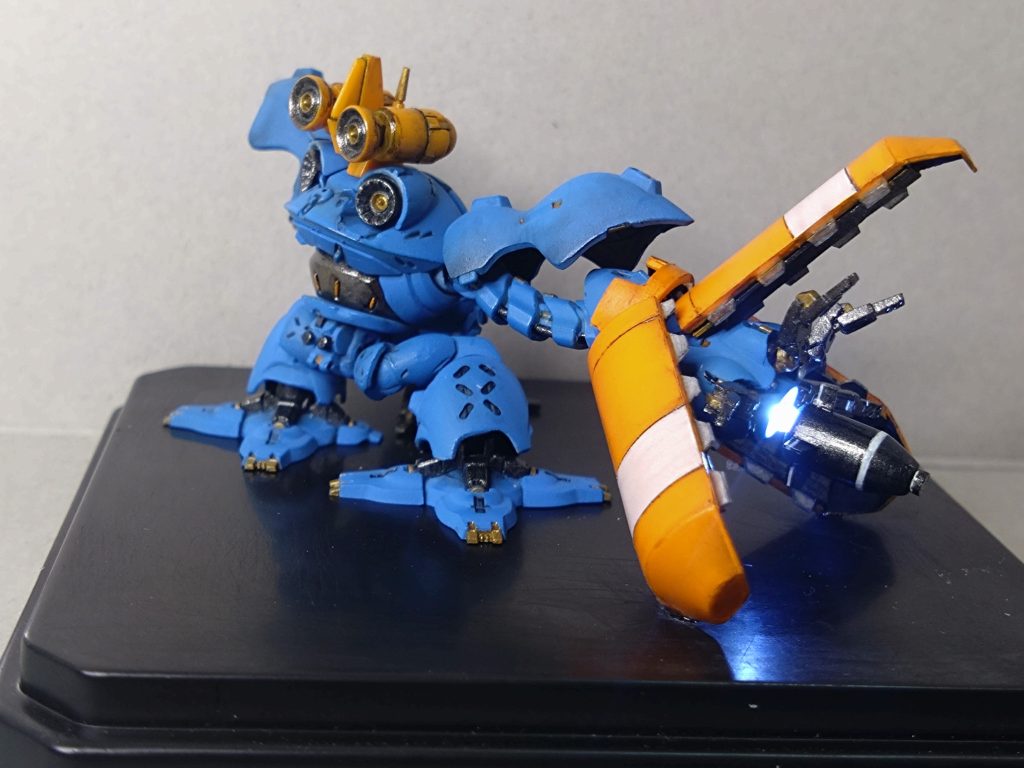 本体の精巧さがあまりに凄く自作のミサイルカバーも頑張って作りましたが精巧さに欠けてしまいます、、ミサイルもランナーから作りました